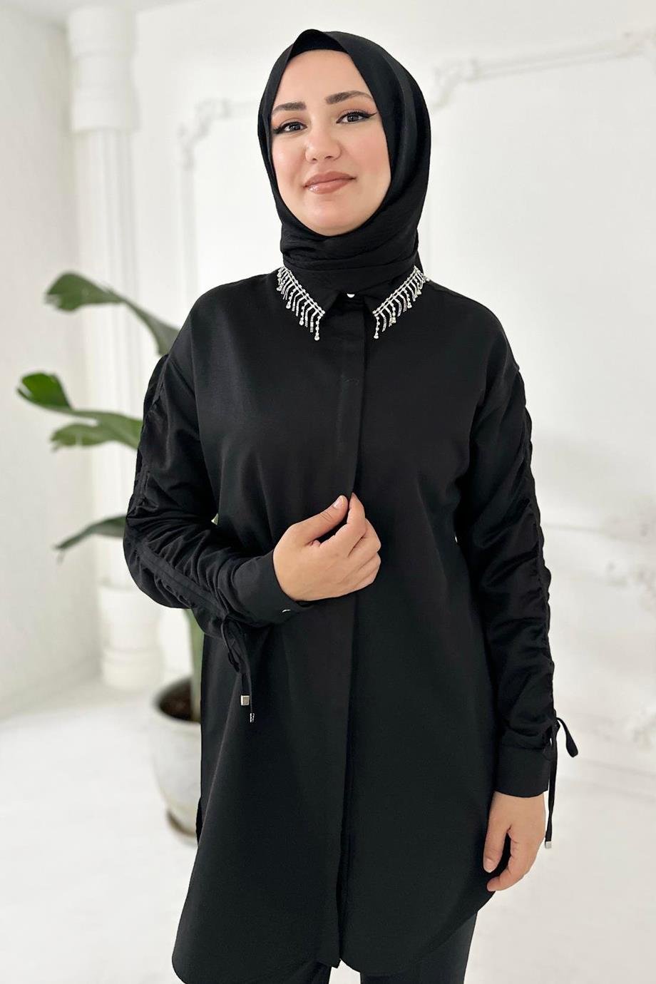 MOODBASİCMB11.203-2K4 MOODBASİC TUNİKSİYAH