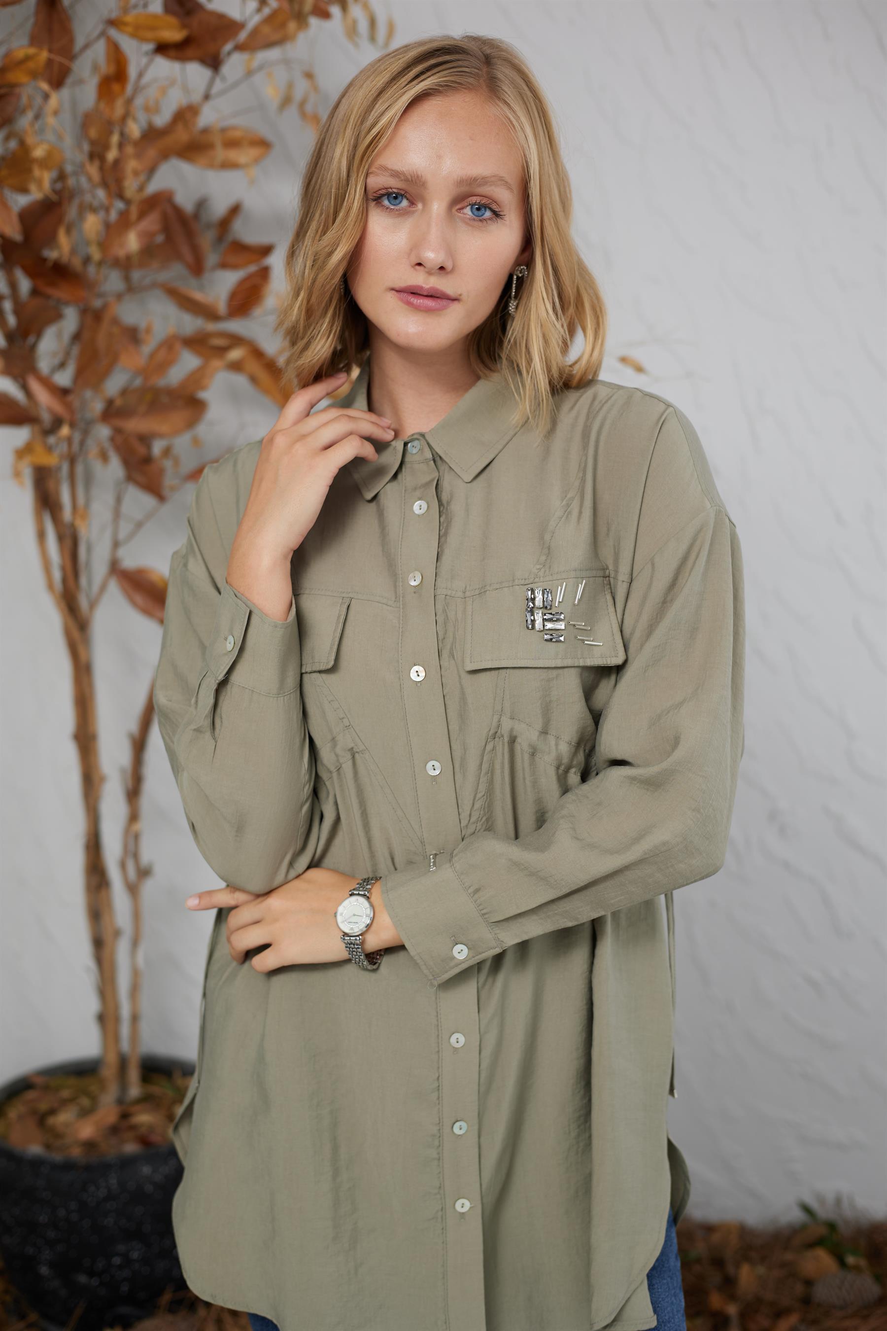 MOODBASİCMB11.188-2K4 MOODBASIC TUNİKHAKİ