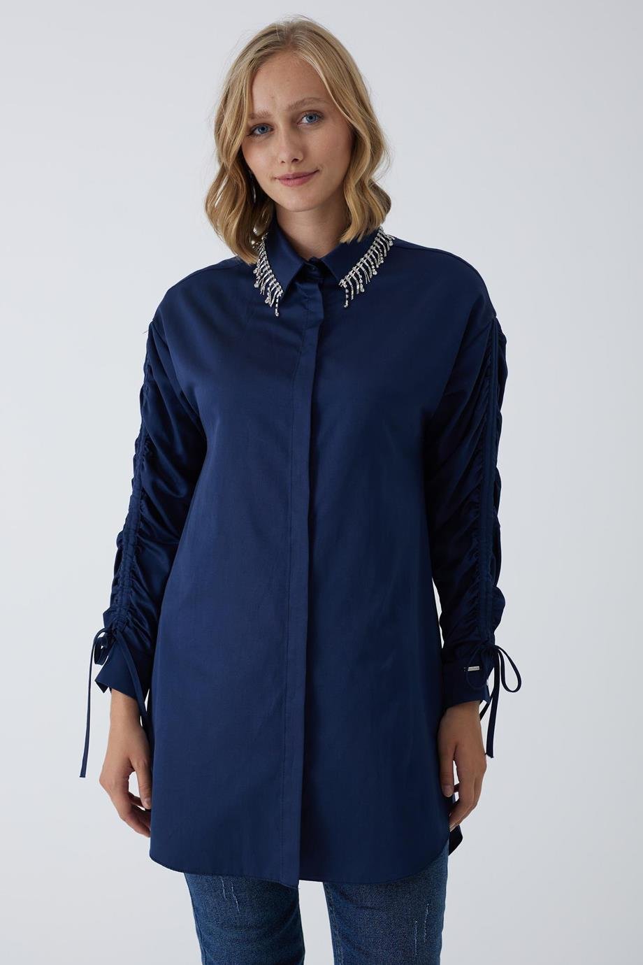 MOODBASİCMB11.203-2K4 MOODBASİC TUNİKLACİVERT