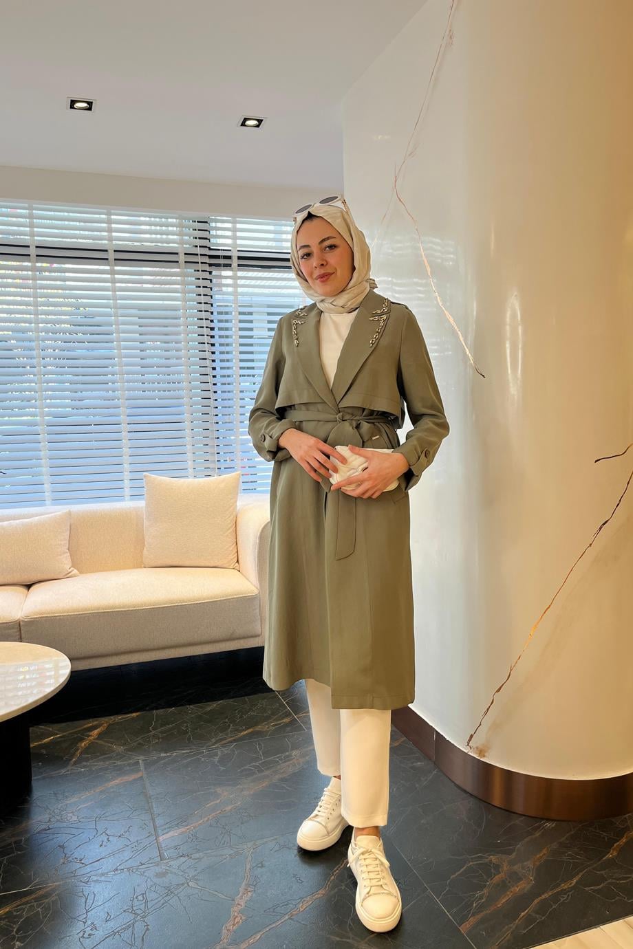 MOODBASİCMB25.73-2Y5 MARWA TRENCHHAKİ