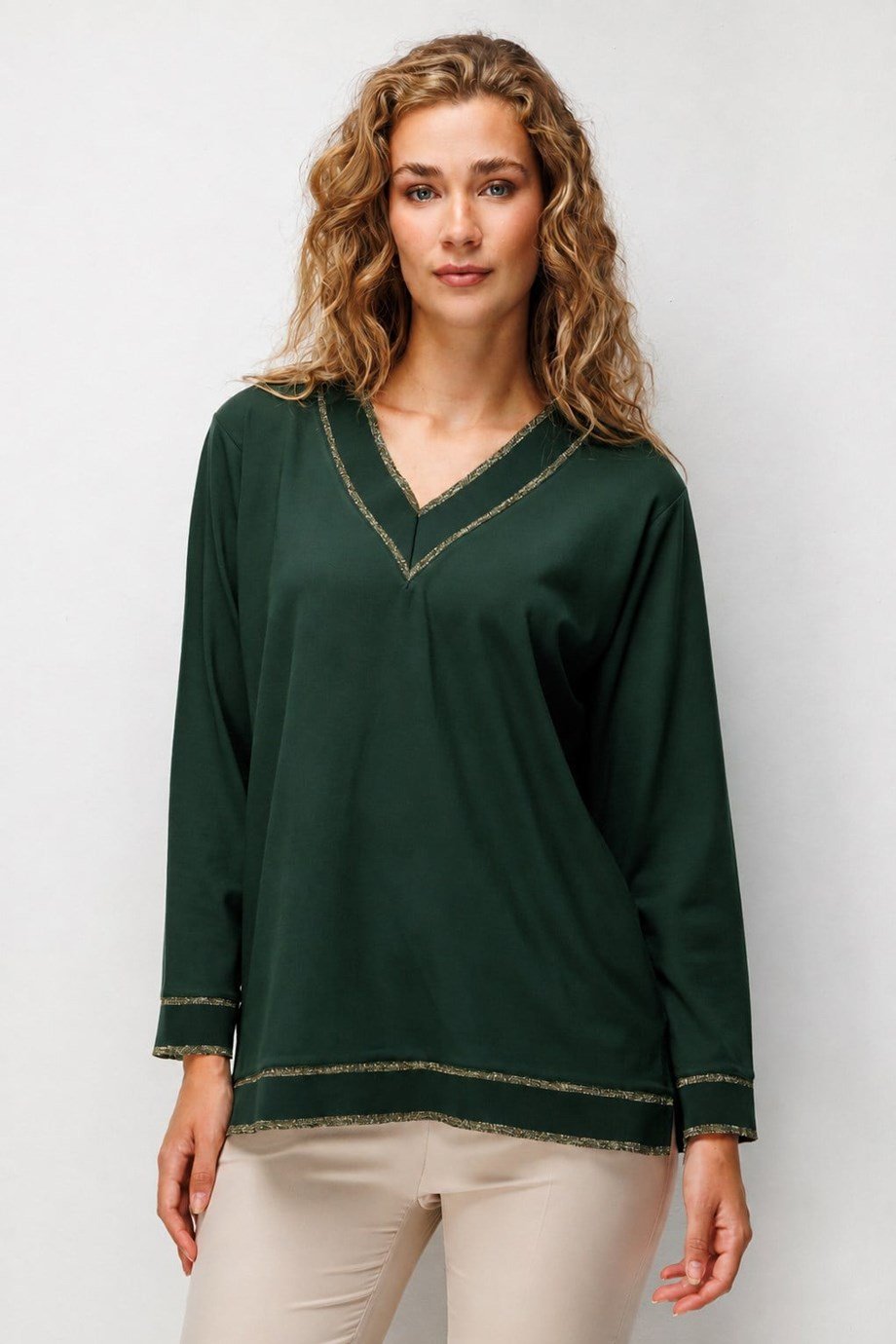 MUTLU ERTAN30507-2K7 MUTLU ERTAN BLUZ-YEŞİL
