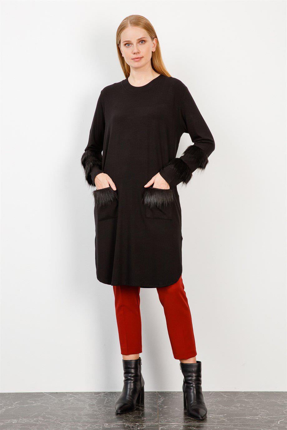 MUTLU ERTAN3753-2K5 MUTLU ERTAN TUNİKSİYAH