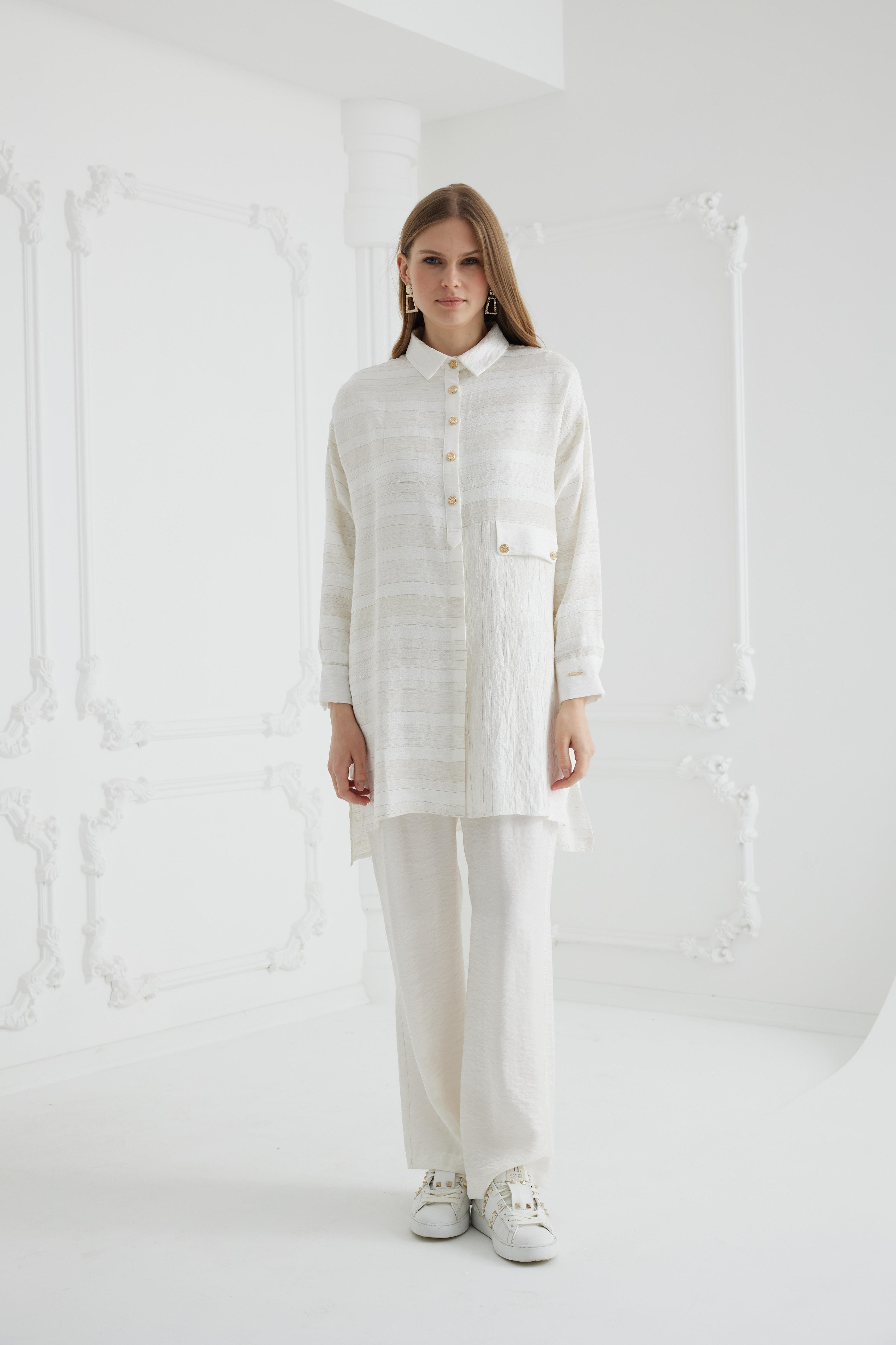 MY MOODMB11.209-2Y4 MY MOOD GÖMLEKEKRU