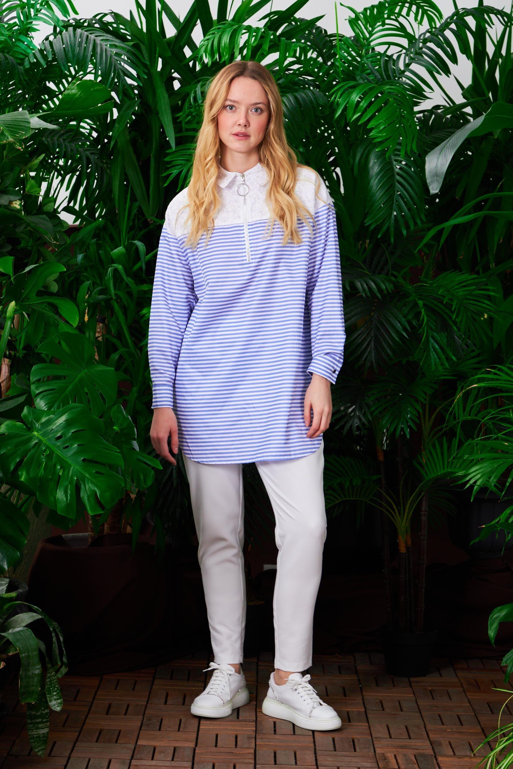 MY MOODMM11.0210-2Y4 MY MOOD GÖMLEKMAVİ