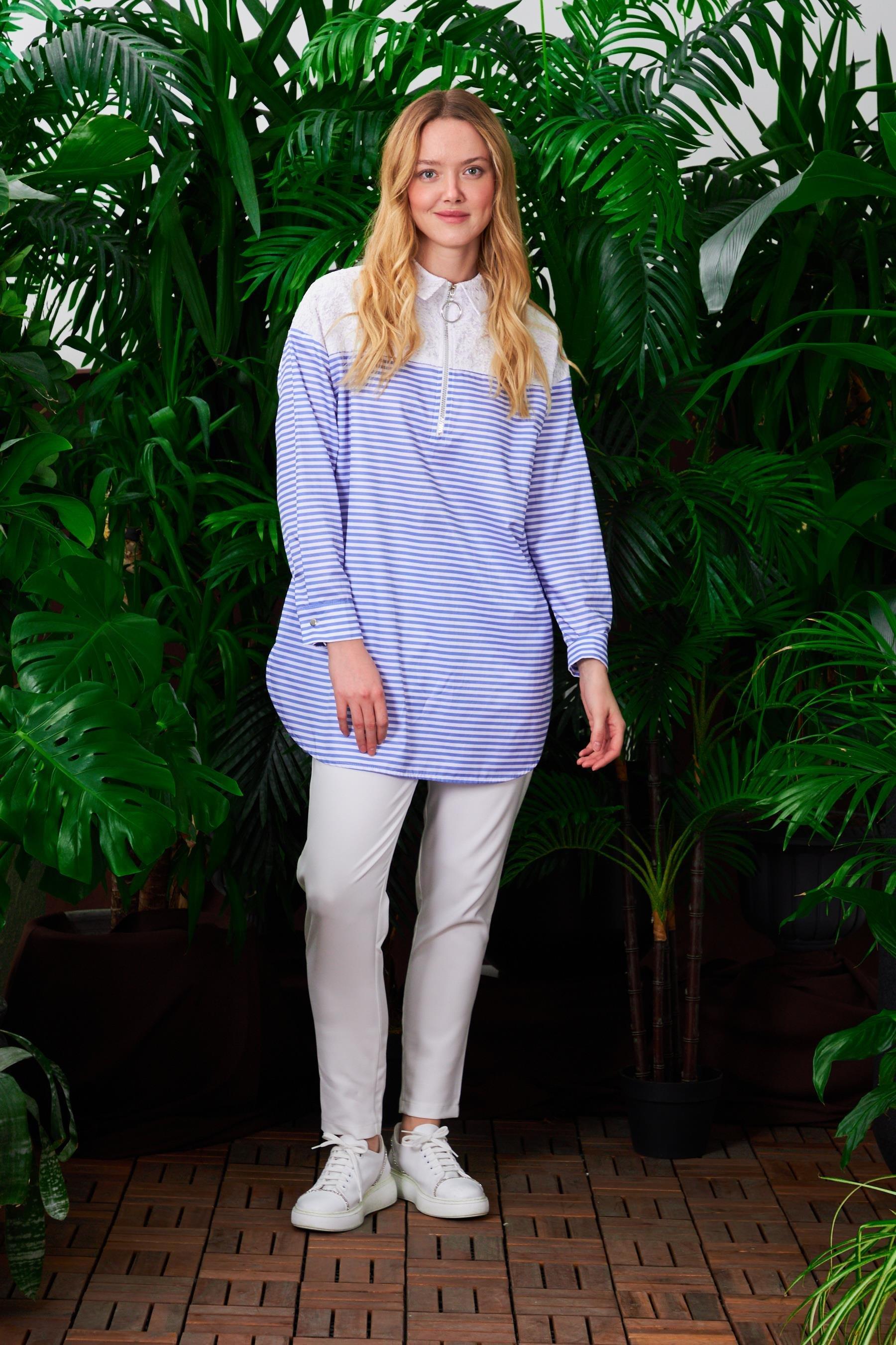 MY MOODMM11.0210-2Y4 MY MOOD GÖMLEKMAVİ