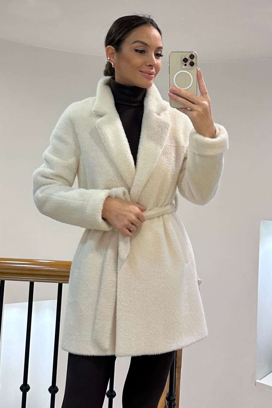 NPRİVE14070-2K6 N'PRİVE KABAN-EKRU