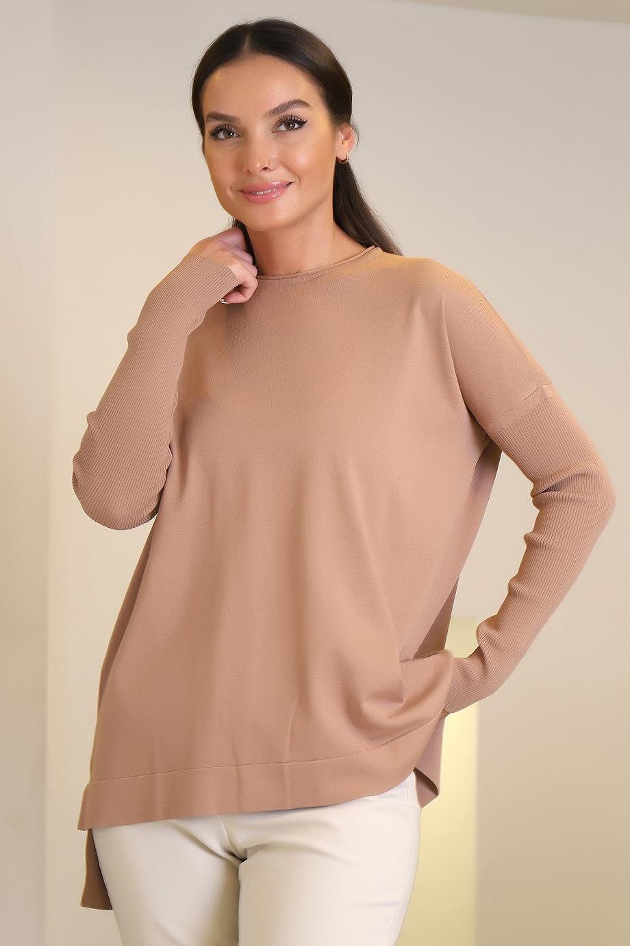 NUSS116-2K4 NUSS TUNİKMOCHA