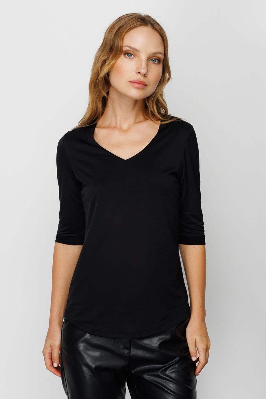 ONTEKS21352-2K4 ONTEKS BLUZSİYAH