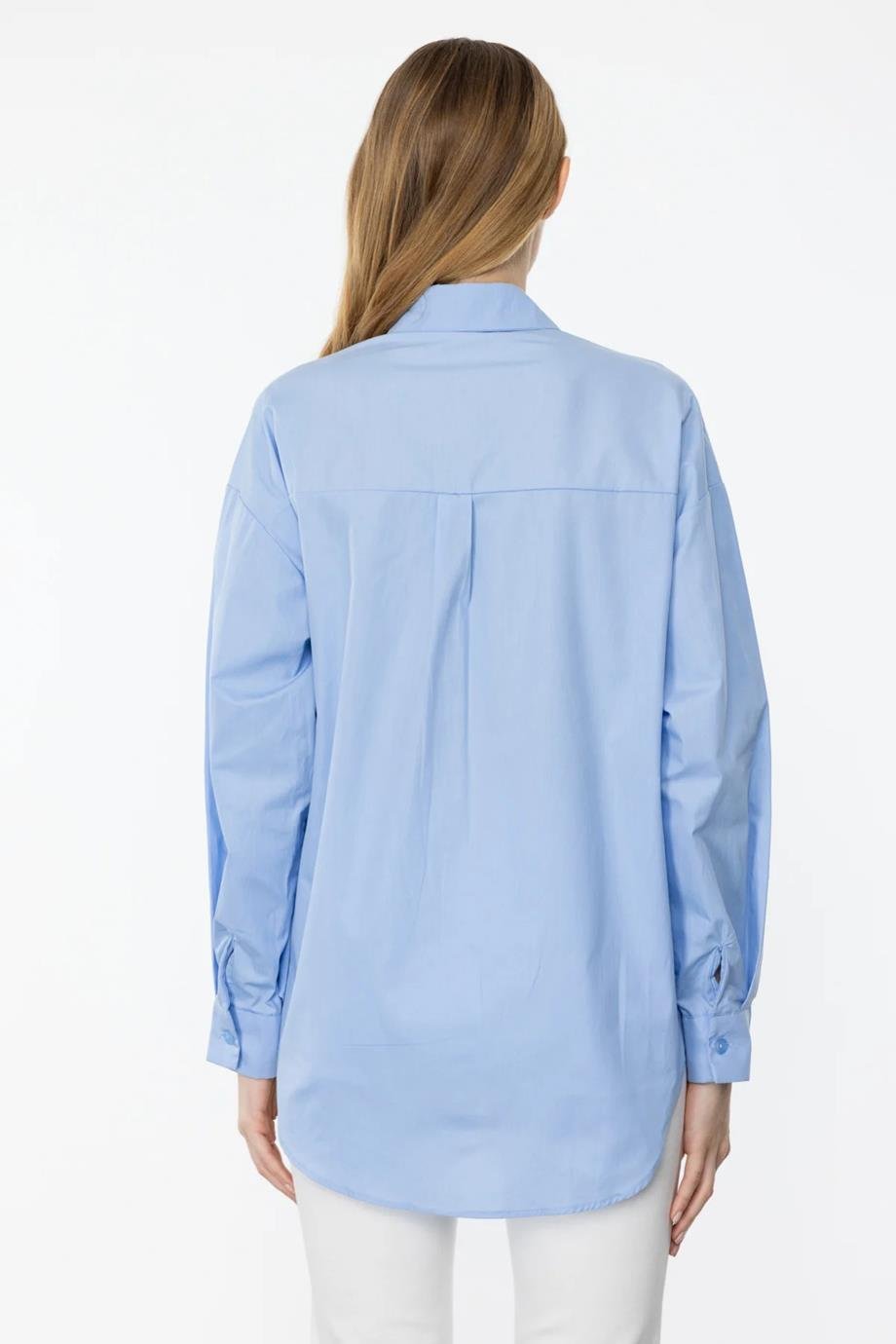 ONTEKS32392-2Y4 ONTEKS GÖMLEKMAVİ