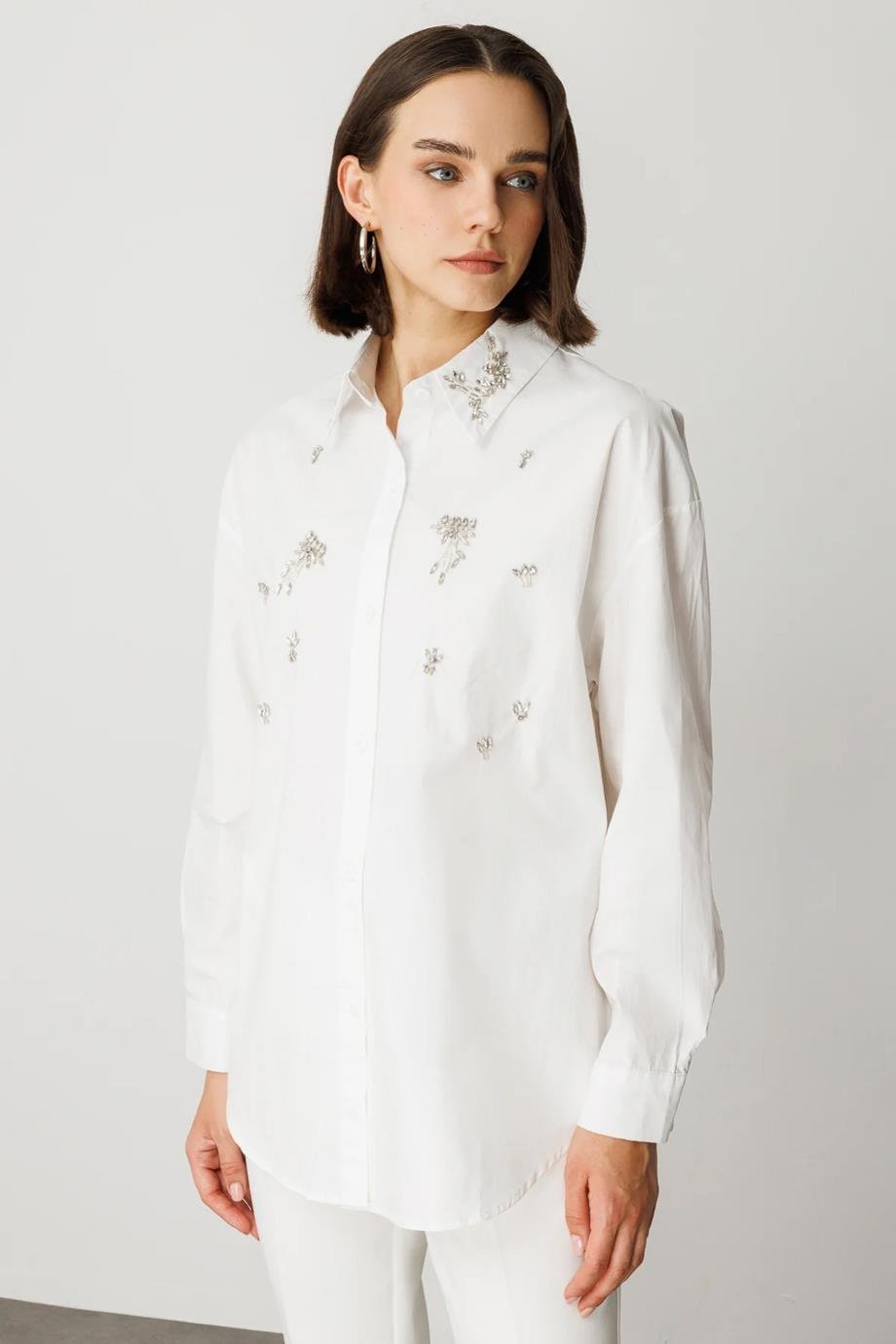 ONTEKS50366-2Y5 ONTEKS GÖMLEKBEYAZ