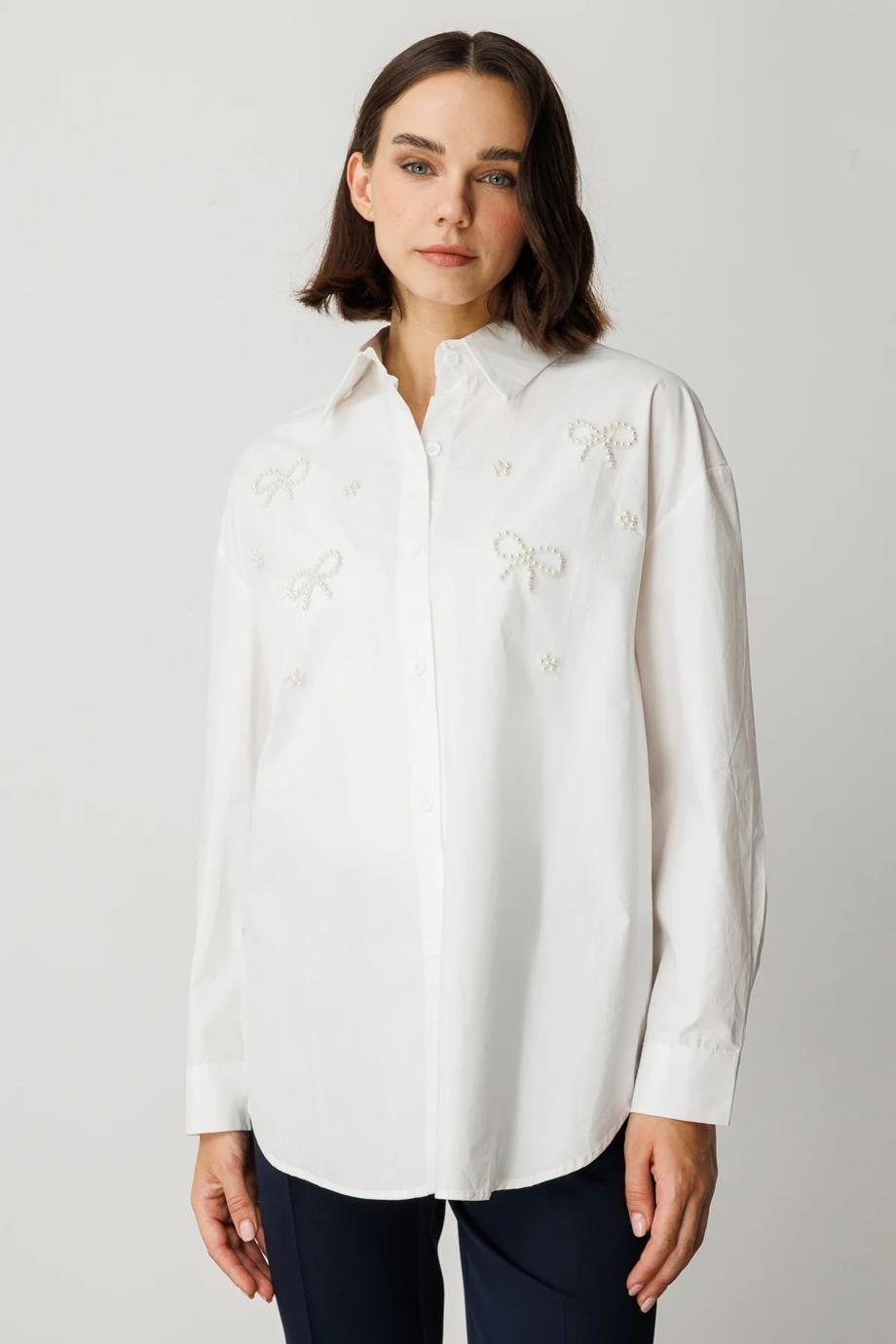 ONTEKS50367-2Y5 ONTEKS GÖMLEKBEYAZ