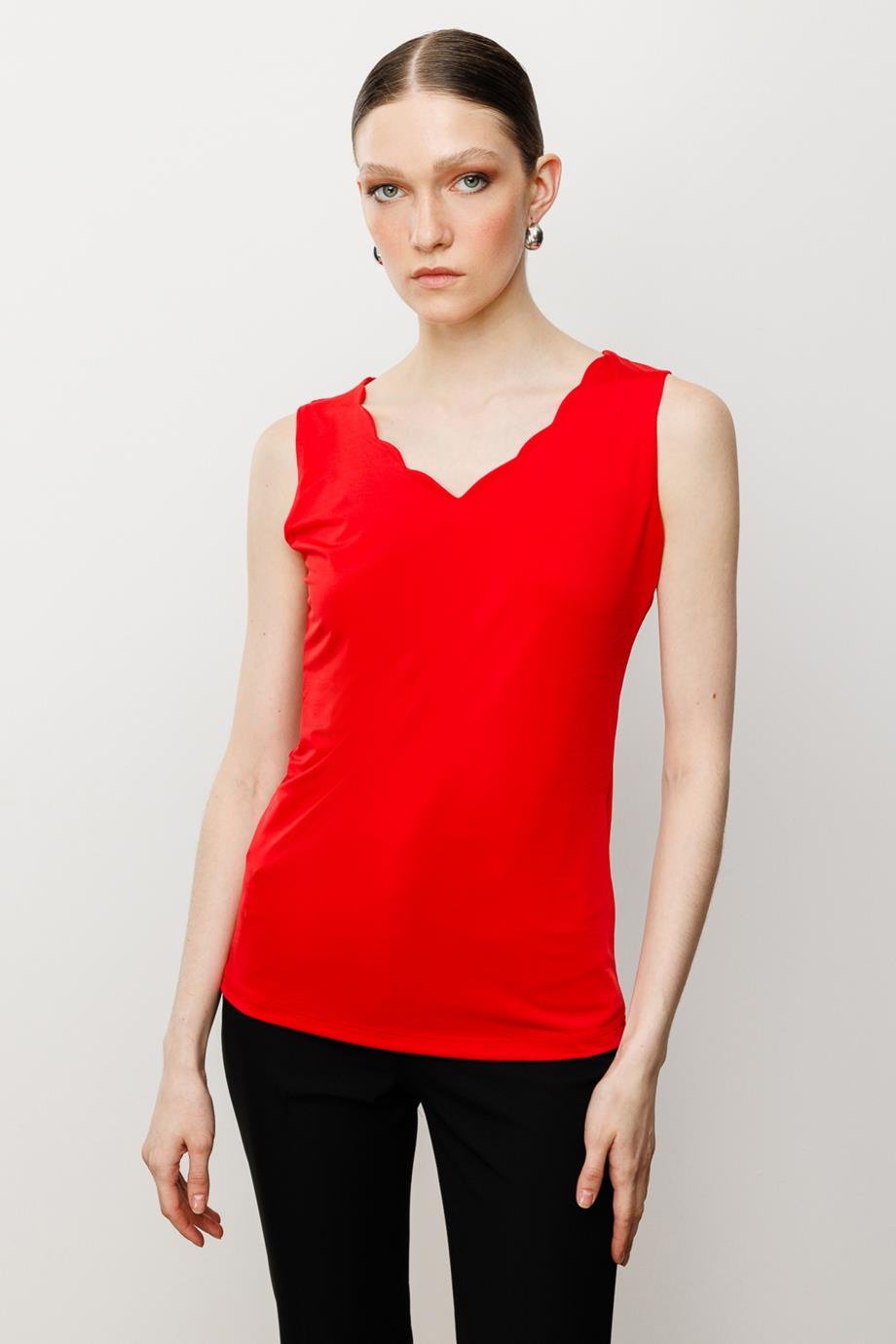 ONTEKS51315-2Y5 ONTEKS BLUZKIRMIZI