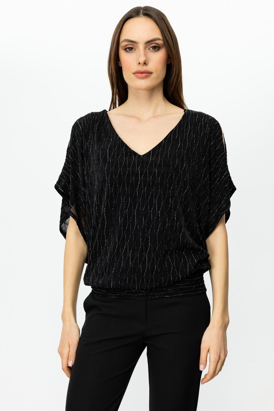 ONTEKS51344-2Y5 ONTEKS BLUZSİYAH