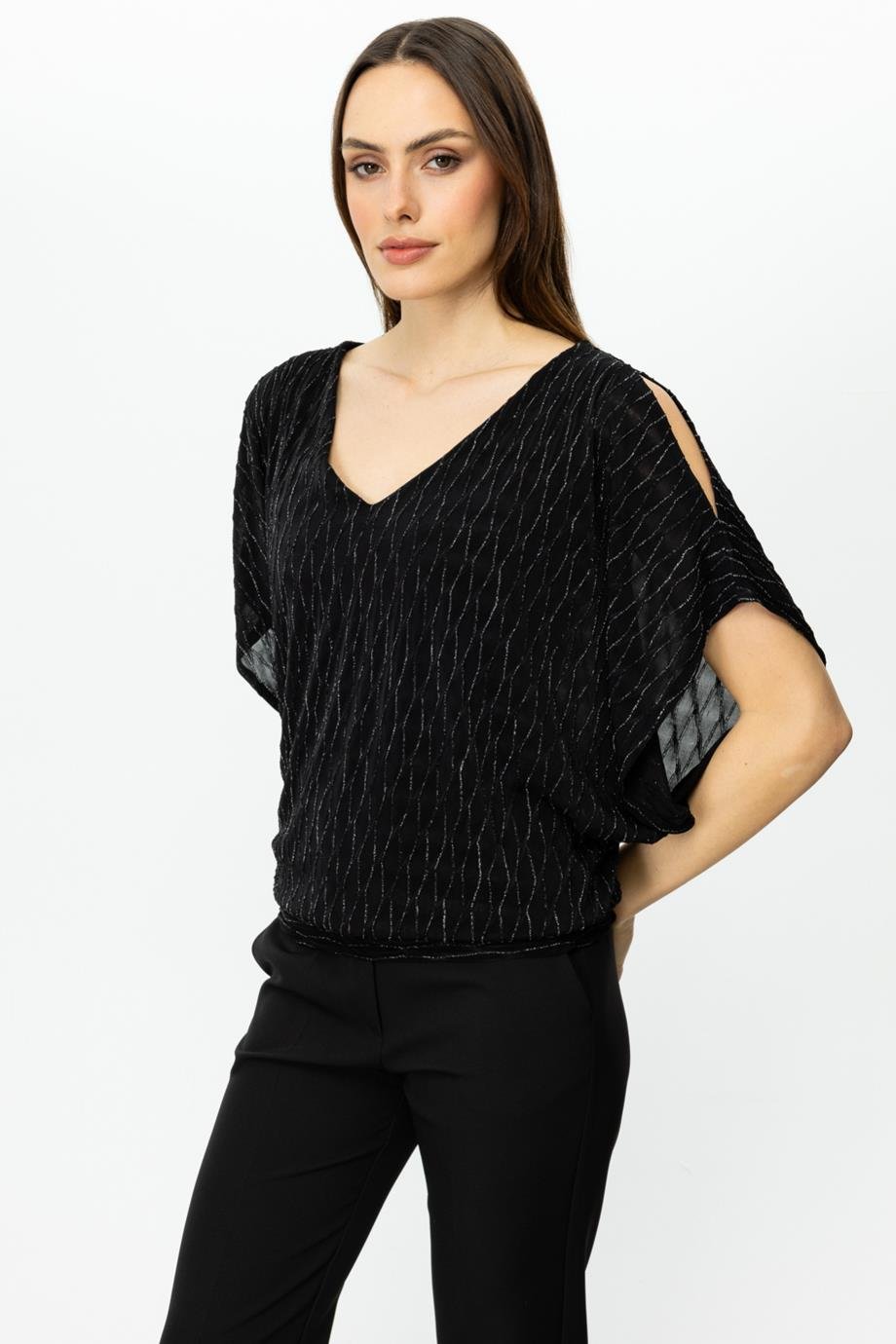 ONTEKS51344-2Y5 ONTEKS BLUZSİYAH