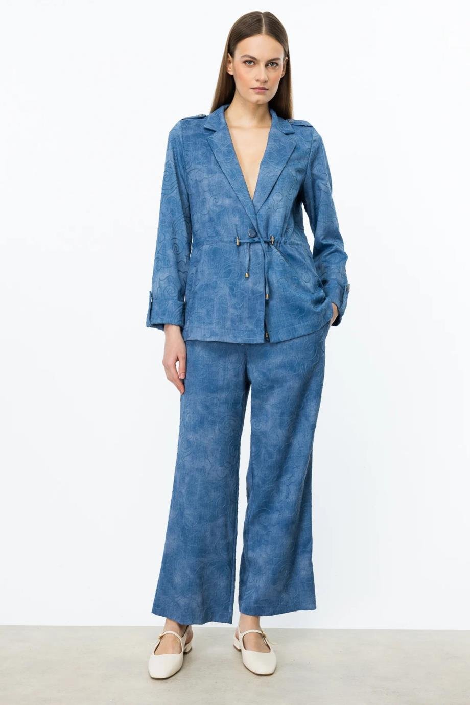 ONTEKS54521-2Y5 ONTEKS PANTOLONİNDİGO