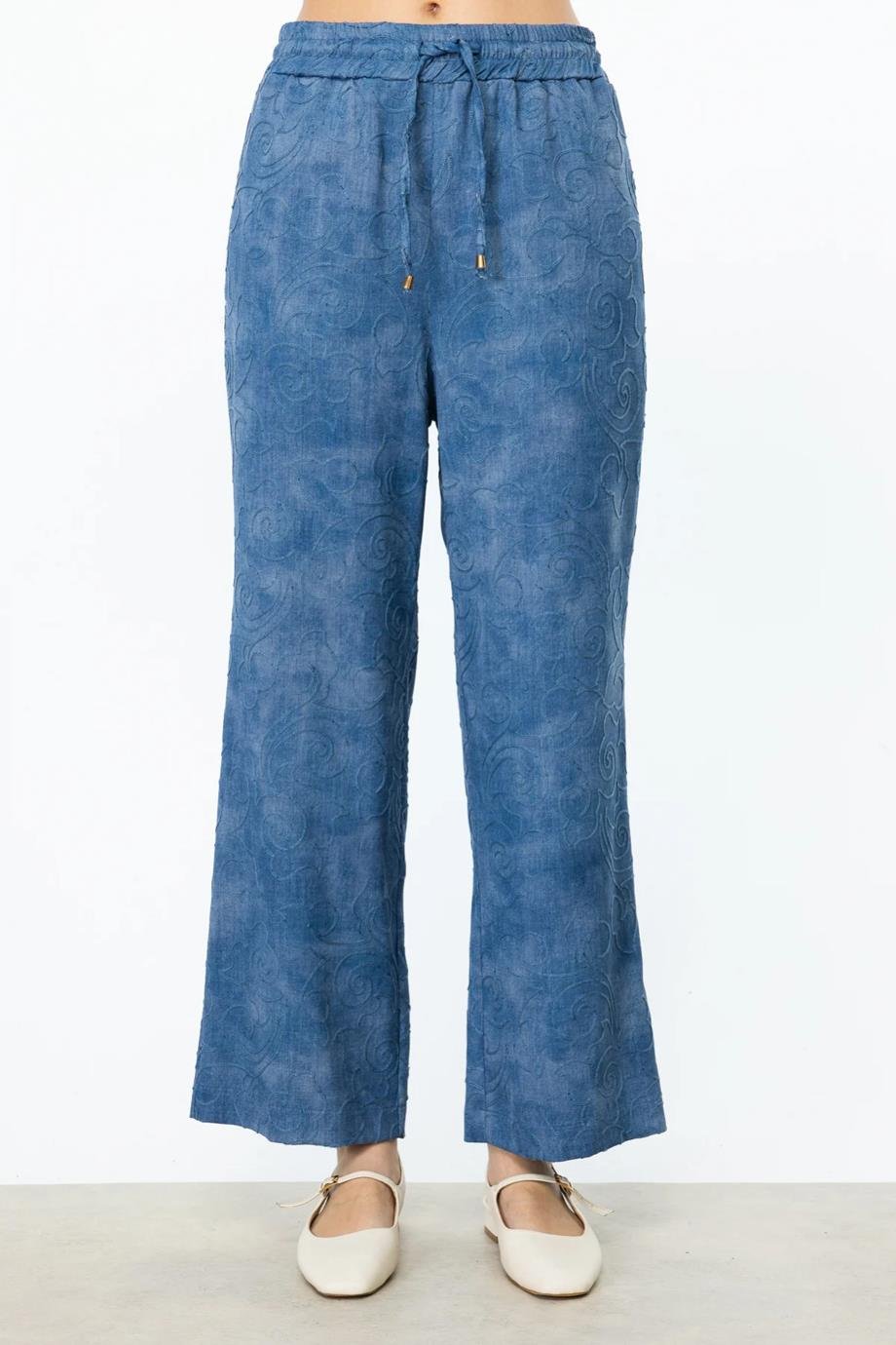 ONTEKS54521-2Y5 ONTEKS PANTOLONİNDİGO