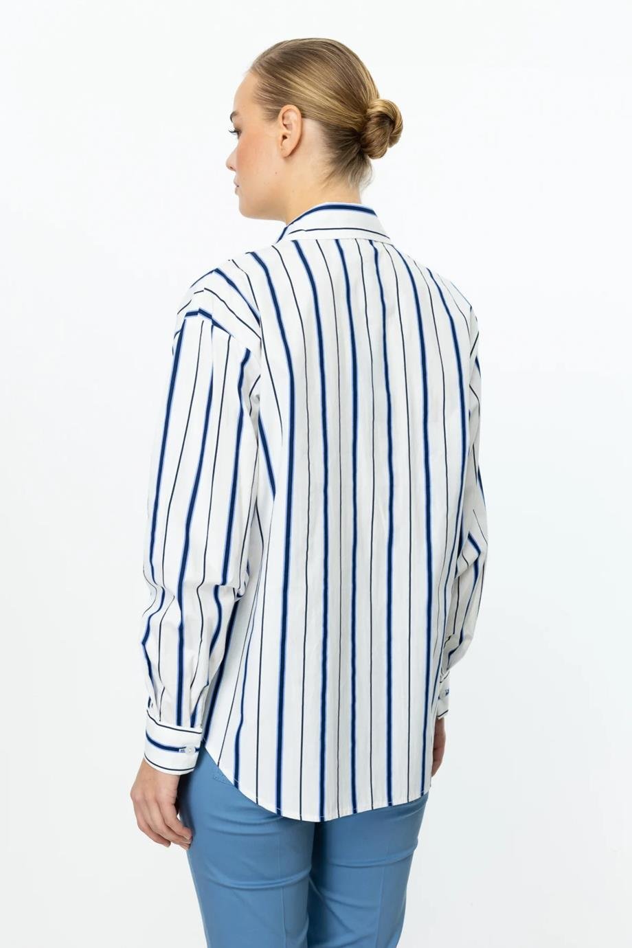 ONTEKS56300-2Y5 ONTEKS GÖMLEKLACİVERT