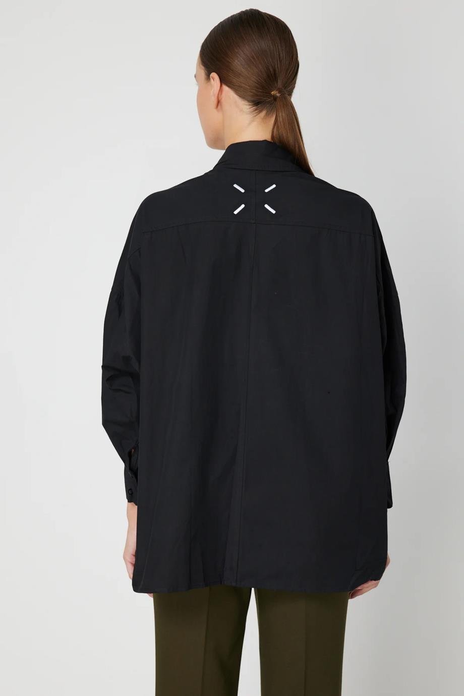 ONTEKS60385-2K6 ONTEKS GÖMLEK-SİYAH