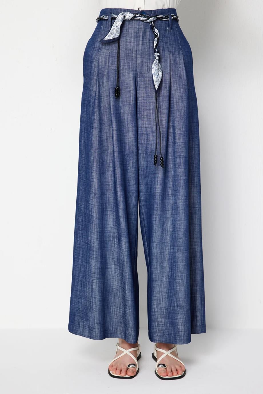 ONTEKS74119-2Y6 ONTEKS PANTOLON-İNDİGO