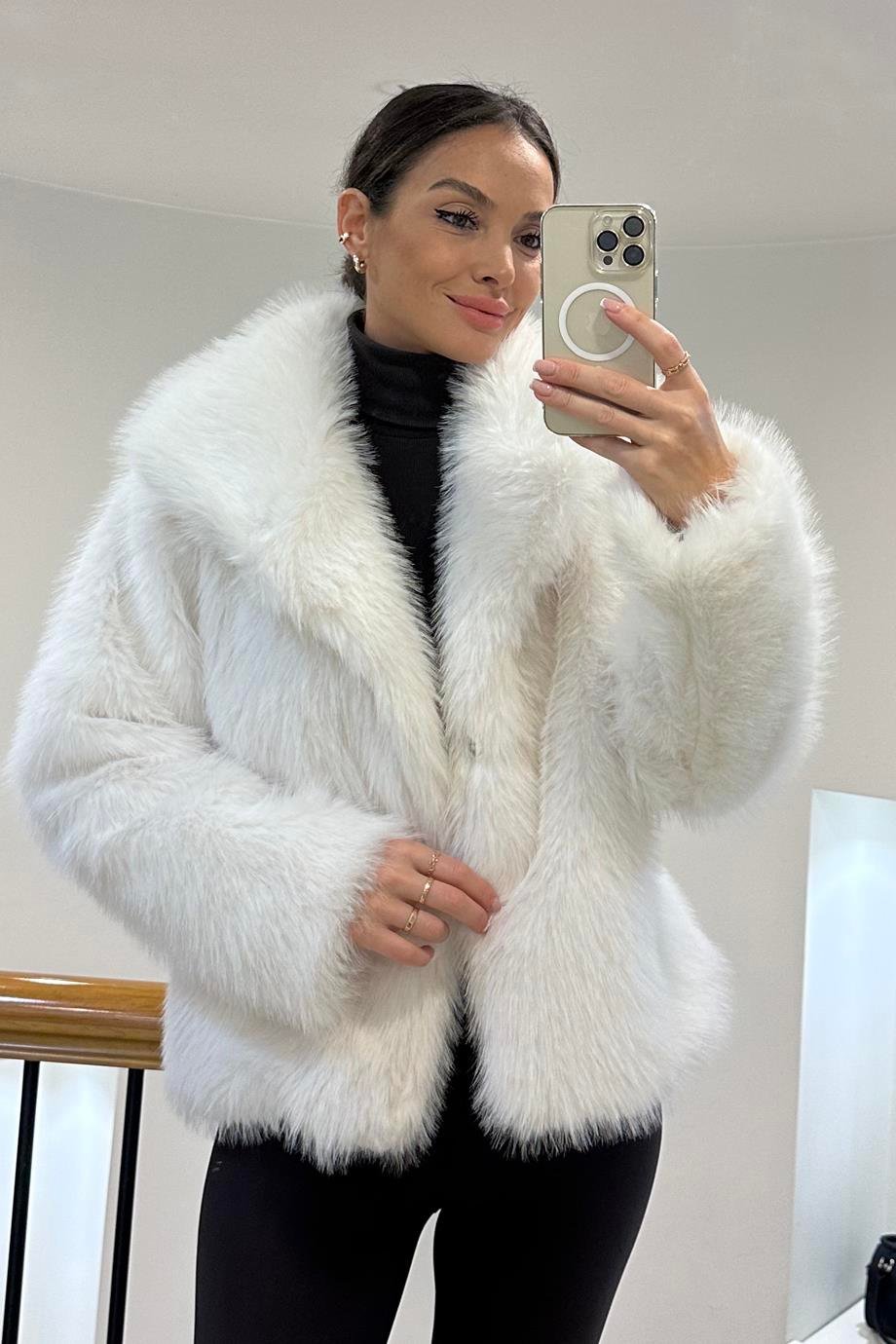 PINAR GİYİM189-2K6 PNR WOMEN CEKET-KREM