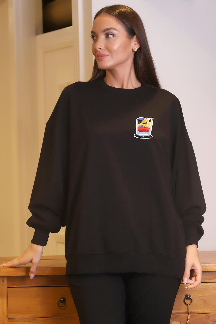PUANE10285-2K4 PUANE SWEATSİYAH