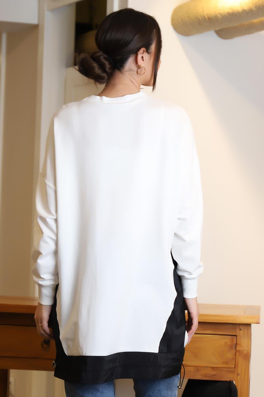 PUANE10408-2Y4 PUANE SWEATEKRU SİYAH