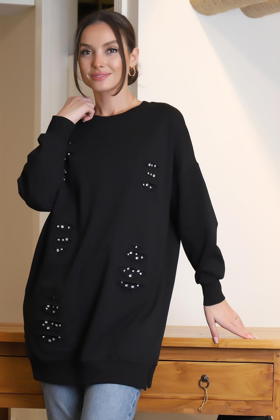 PUANE10409-2Y4 PUANE SWEATSİYAH