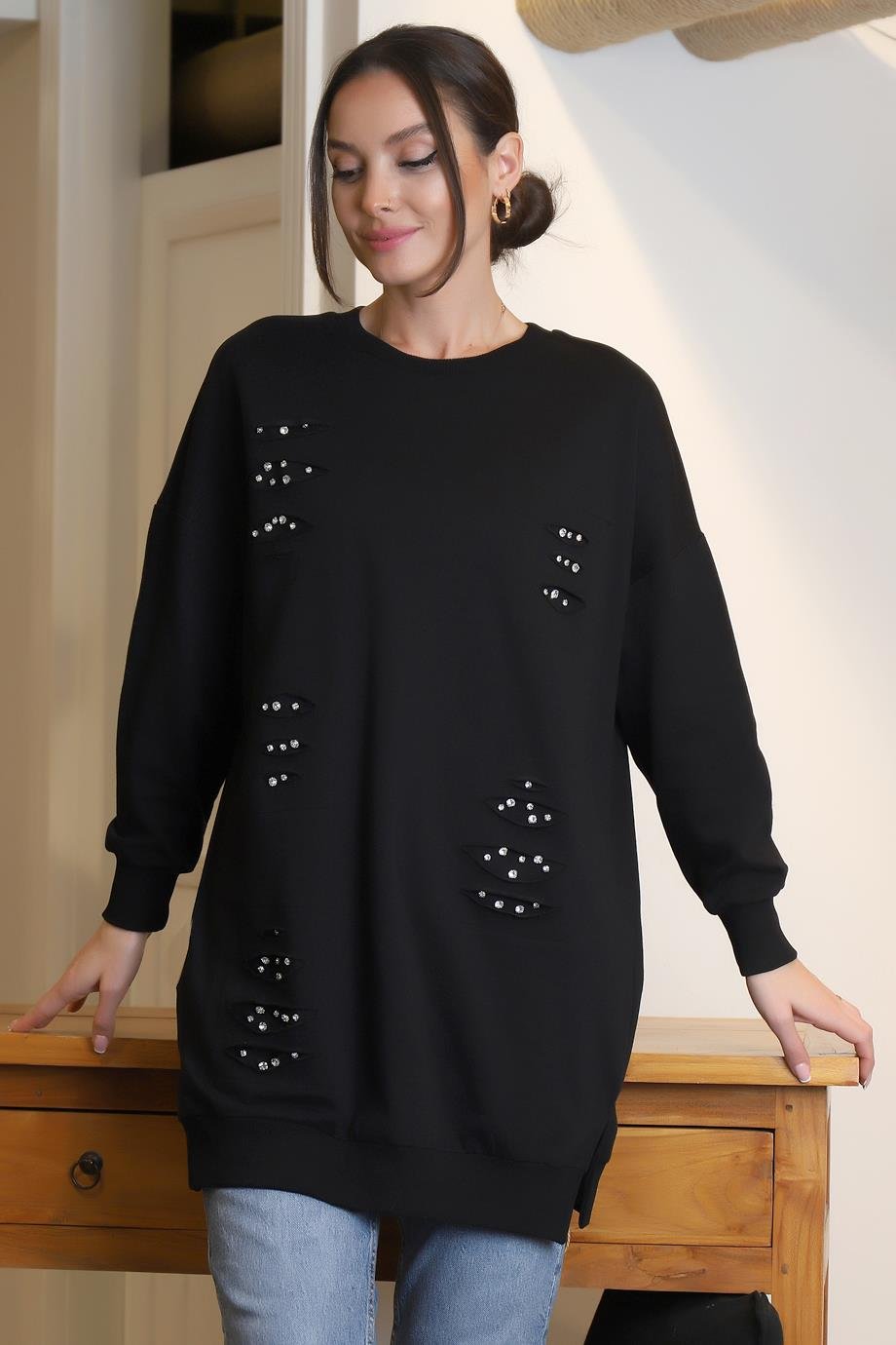 PUANE10409-2Y4 PUANE SWEATSİYAH