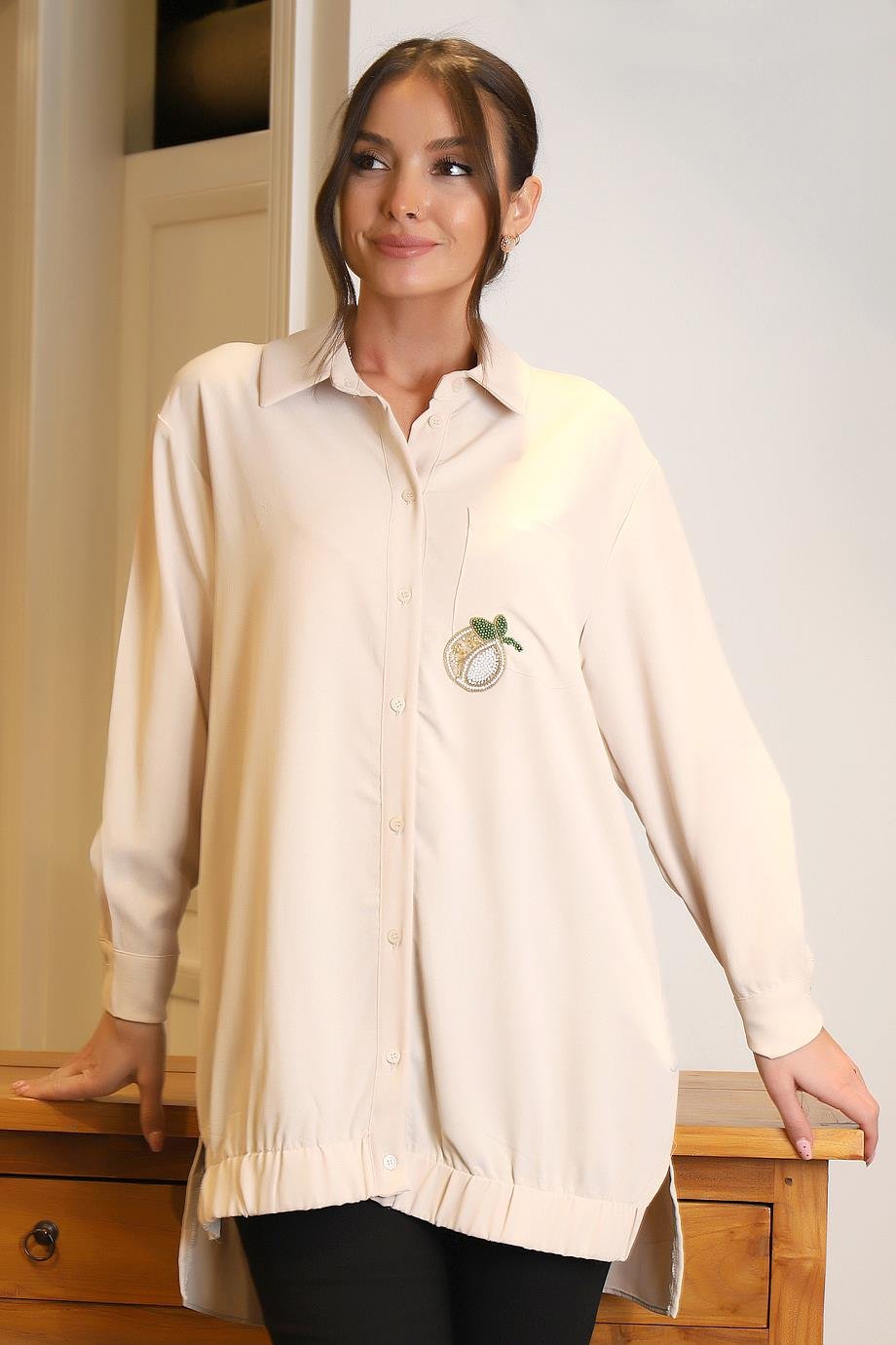 PUANE10430-2Y4 PUANE GÖMLEKBEJ