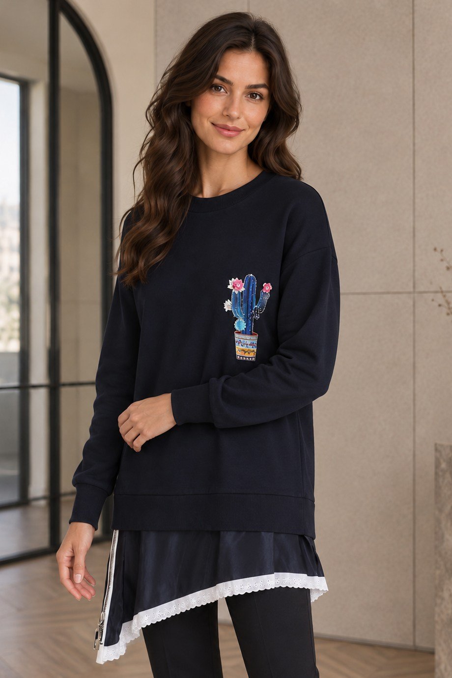 PUANE10818-2K7 PUANE TUNİK-NAVY