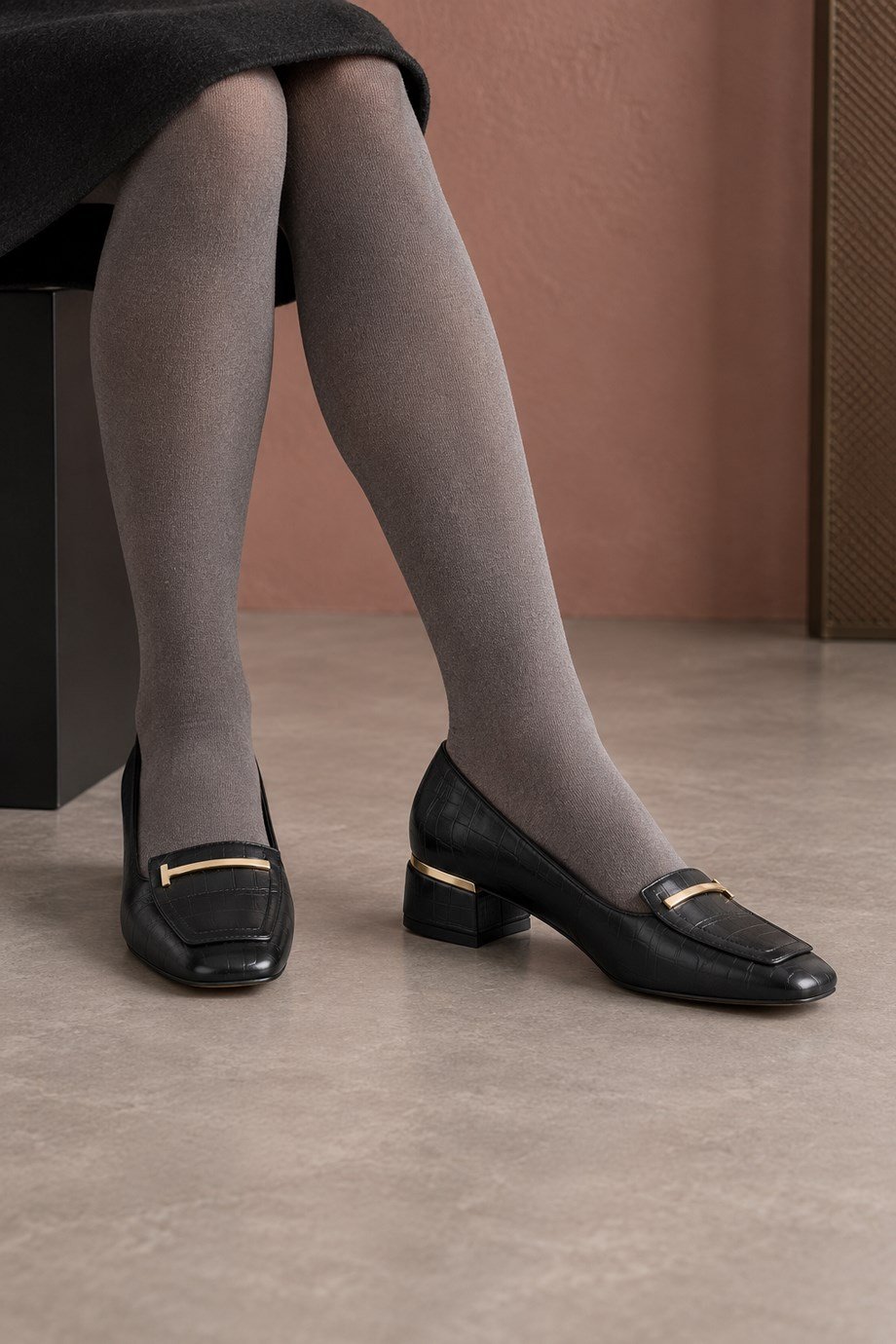 PUNTO-GÜVEN598526-2K7 PUNTO AYAKKABI-SİYAH