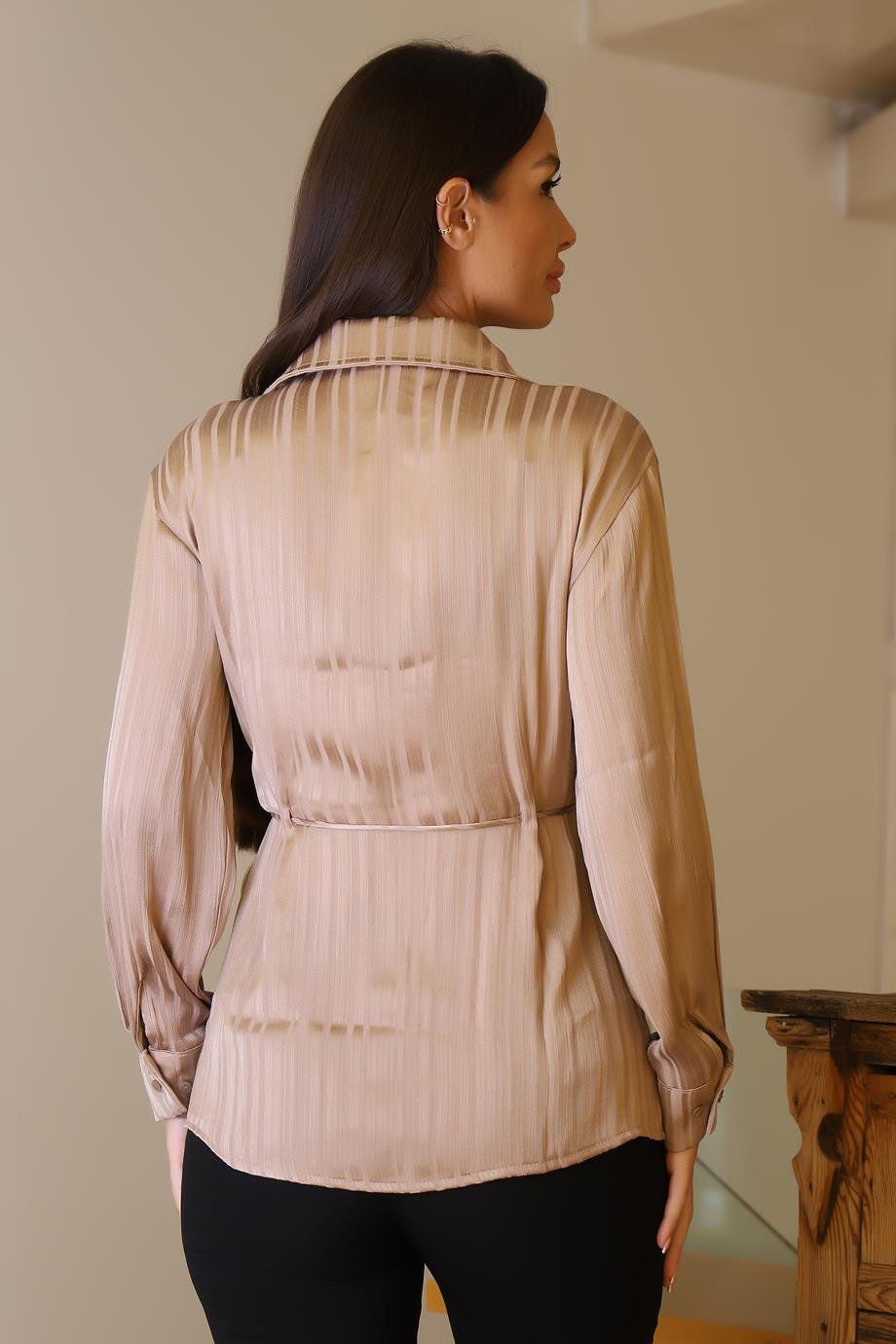 QUZU01008-2K6 QUZU GÖMLEKVİZON