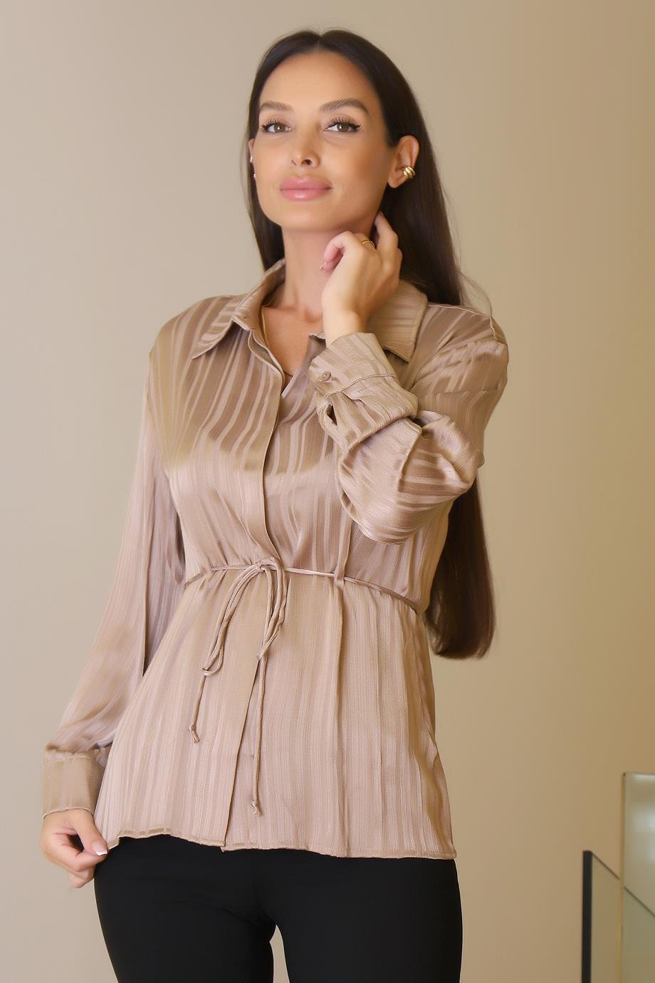 QUZU01008-2K6 QUZU GÖMLEKVİZON