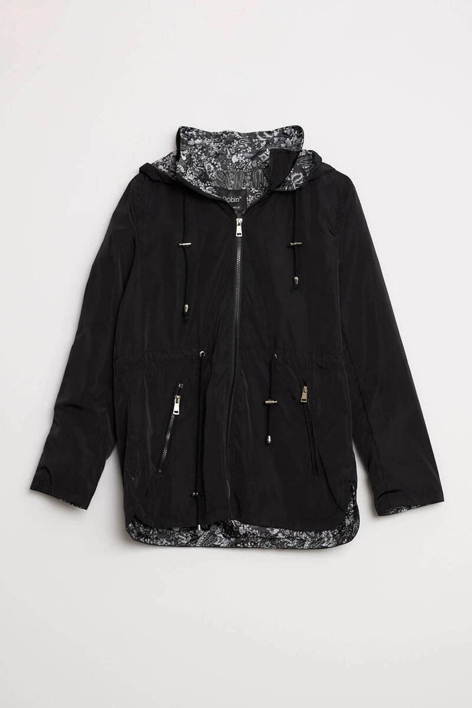 ROBİN-GEZİCİD87117-2Y5 ROBİN TRENCHSİYAH