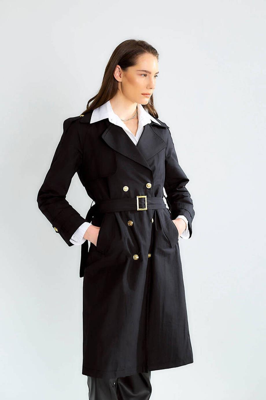 ROBİN-GEZİCİD87120-2Y5 ROBİN TRENCHSİYAH