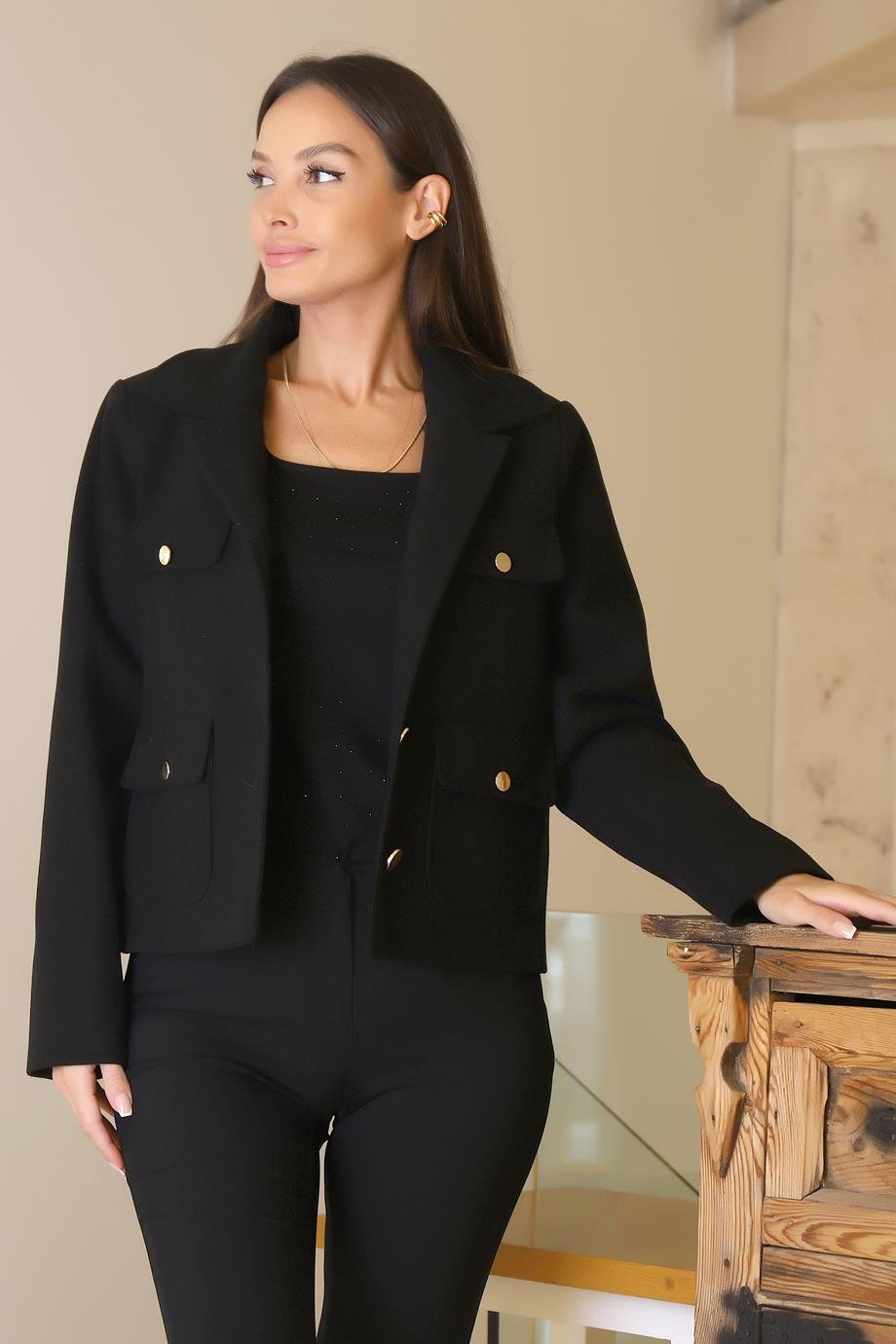 ROBİN-GEZİCİD88748-2K6 ROBİN CEKETSİYAH