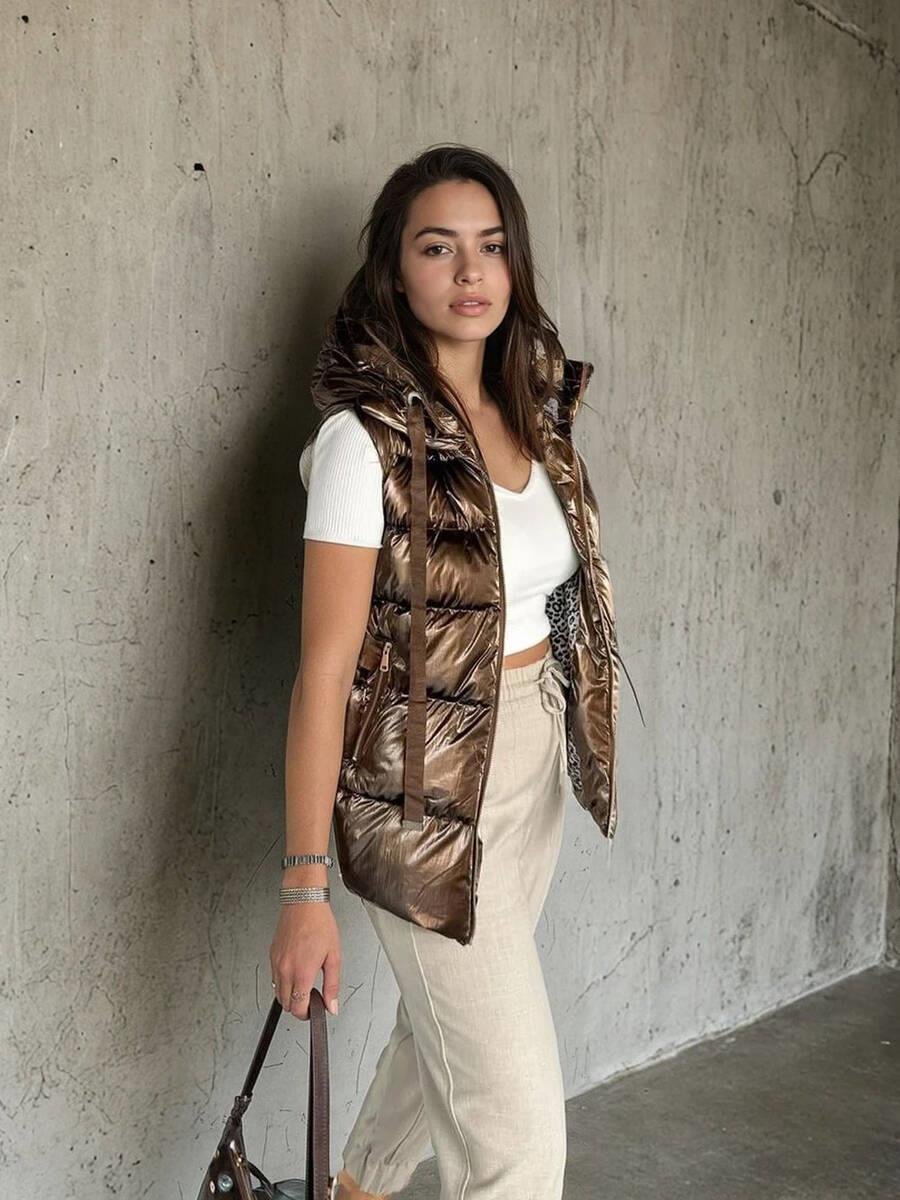 ROBİN-GEZİCİD99071-2K6 ROBİN YELEK-KAHVE