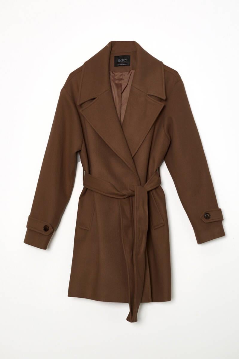 ROBİN-GEZİCİD99700-2K6 ROBİN KABAN-KAHVE