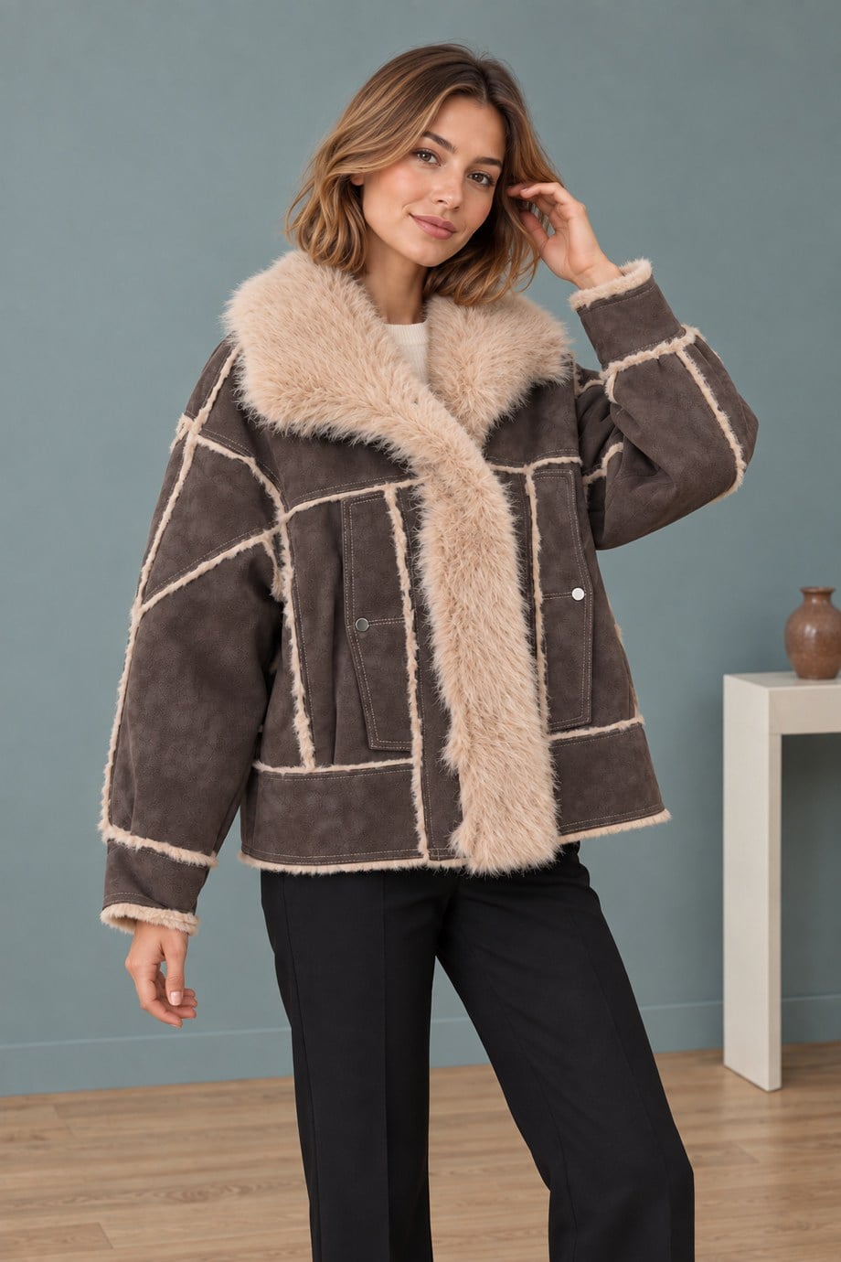 ROBİN-GEZİCİKadın Kahve Mont D99867-2K7