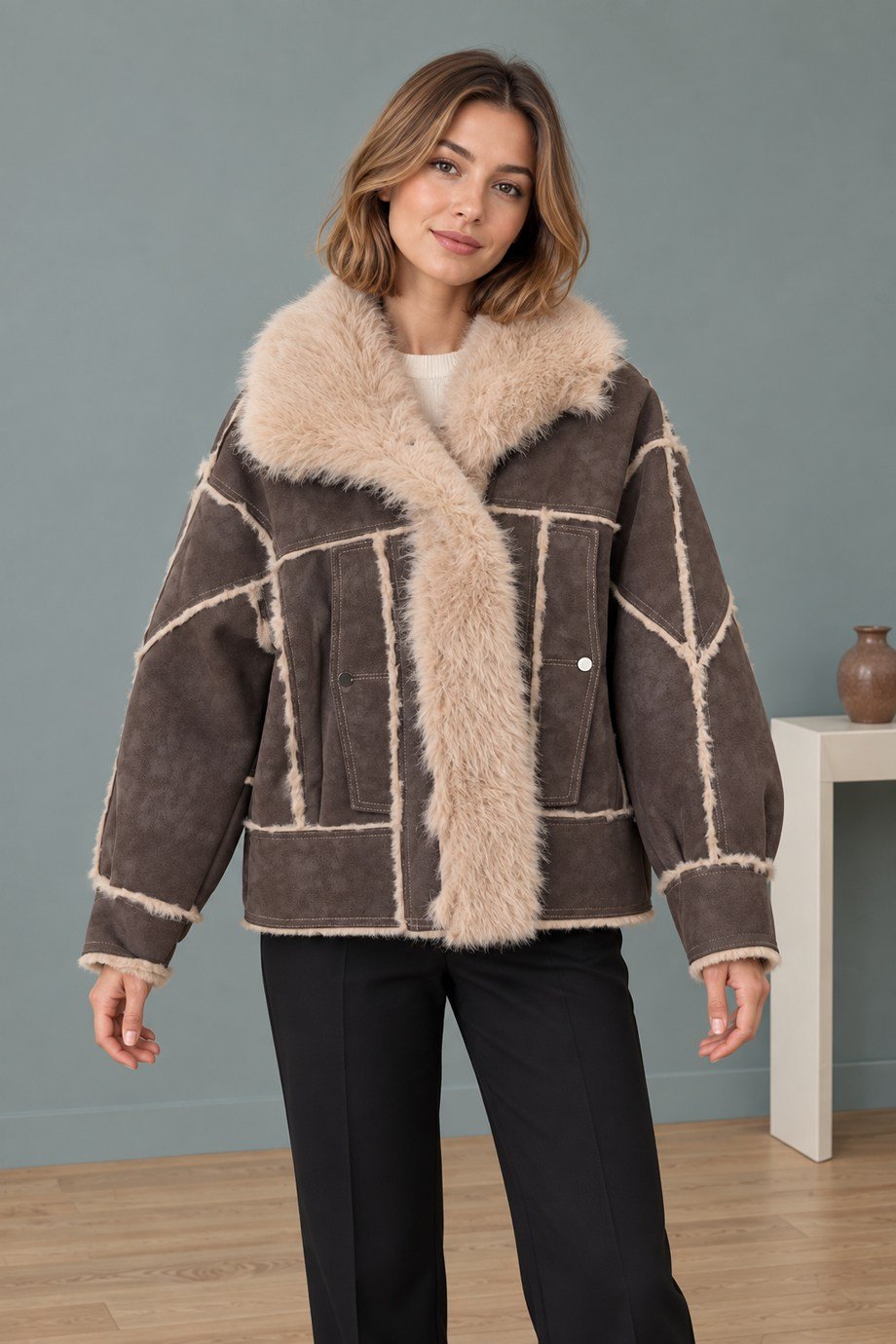ROBİN-GEZİCİKadın Kahve Mont D99867-2K7