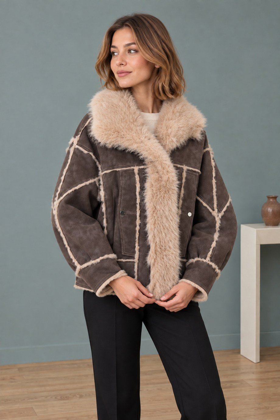 ROBİN-GEZİCİKadın Kahve Mont D99867-2K7