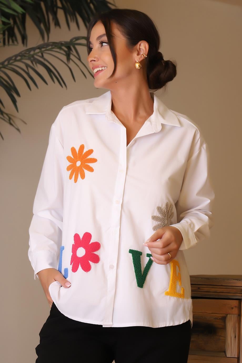 ROBİN-GEZİCİM36979-2Y4 ROBİN GÖMLEKBEYAZ