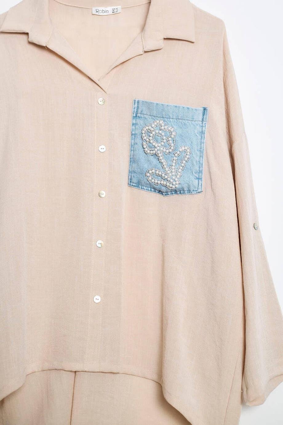 ROBİN-GEZİCİM38051-2Y5 ROBİN GÖMLEKTAŞ MAVİ