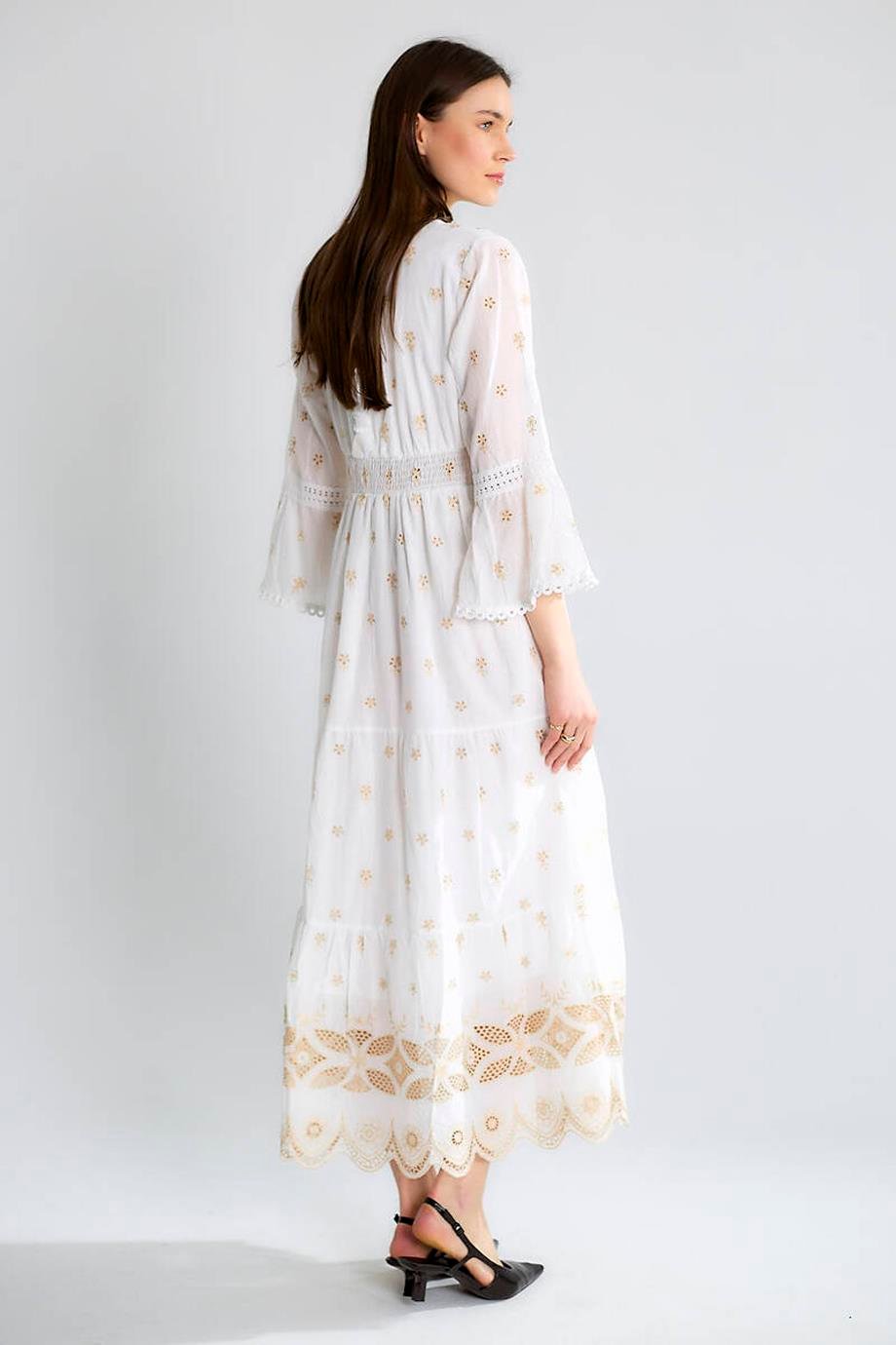 ROBİN-GEZİCİM38243-2Y5 ROBİN ELBİSEEKRU