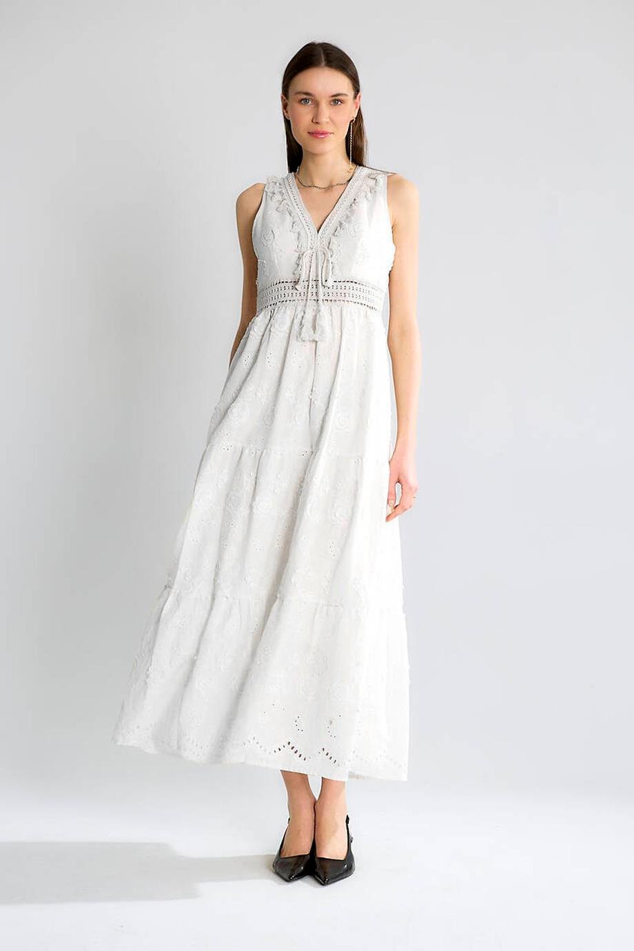 ROBİN-GEZİCİM38283-2Y5 ROBİN ELBİSEEKRU