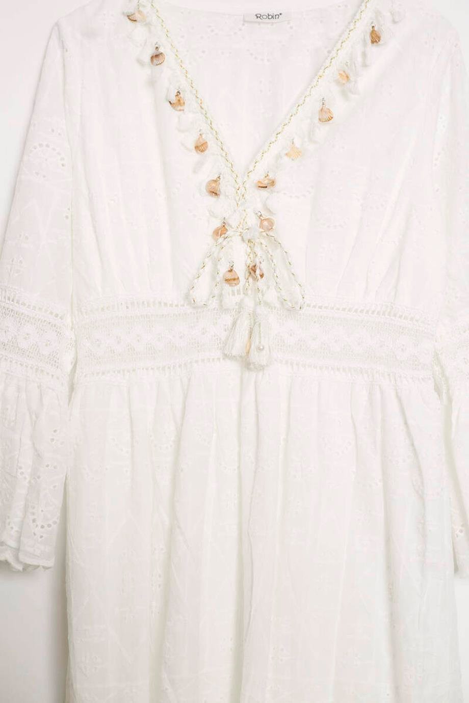 ROBİN-GEZİCİM38343-2Y5 ROBİN ELBİSEEKRU