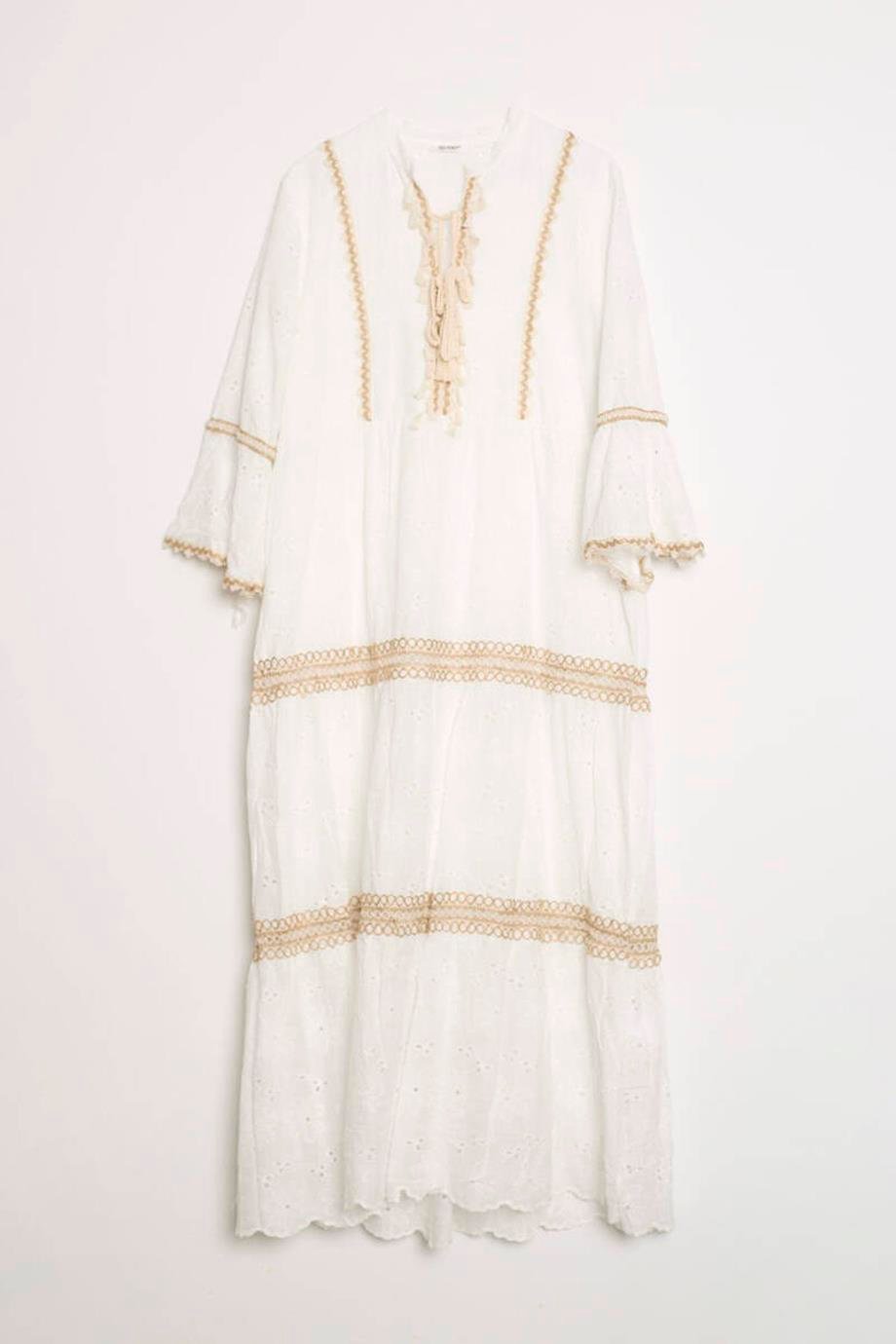 ROBİN-GEZİCİM38370-2Y5 ROBİN ELBİSEEKRU