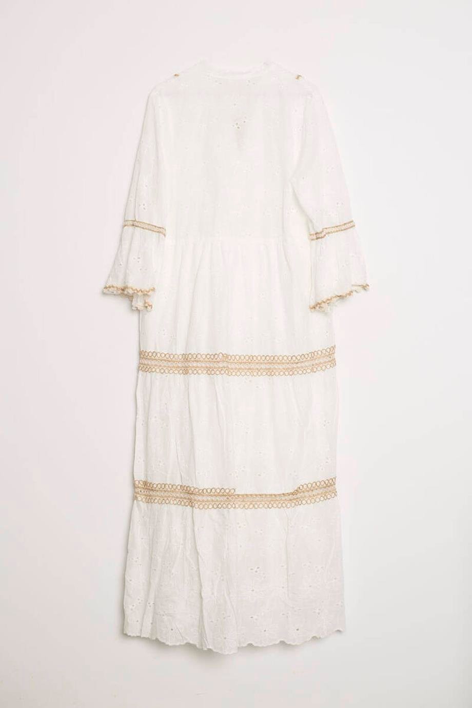 ROBİN-GEZİCİM38370-2Y5 ROBİN ELBİSEEKRU