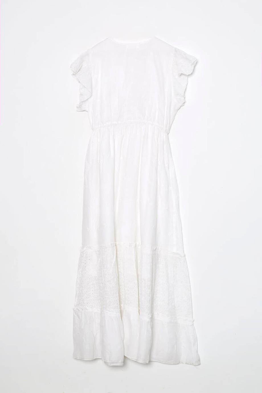 ROBİN-GEZİCİM38664-2Y5 ROBİN ELBİSEEKRU