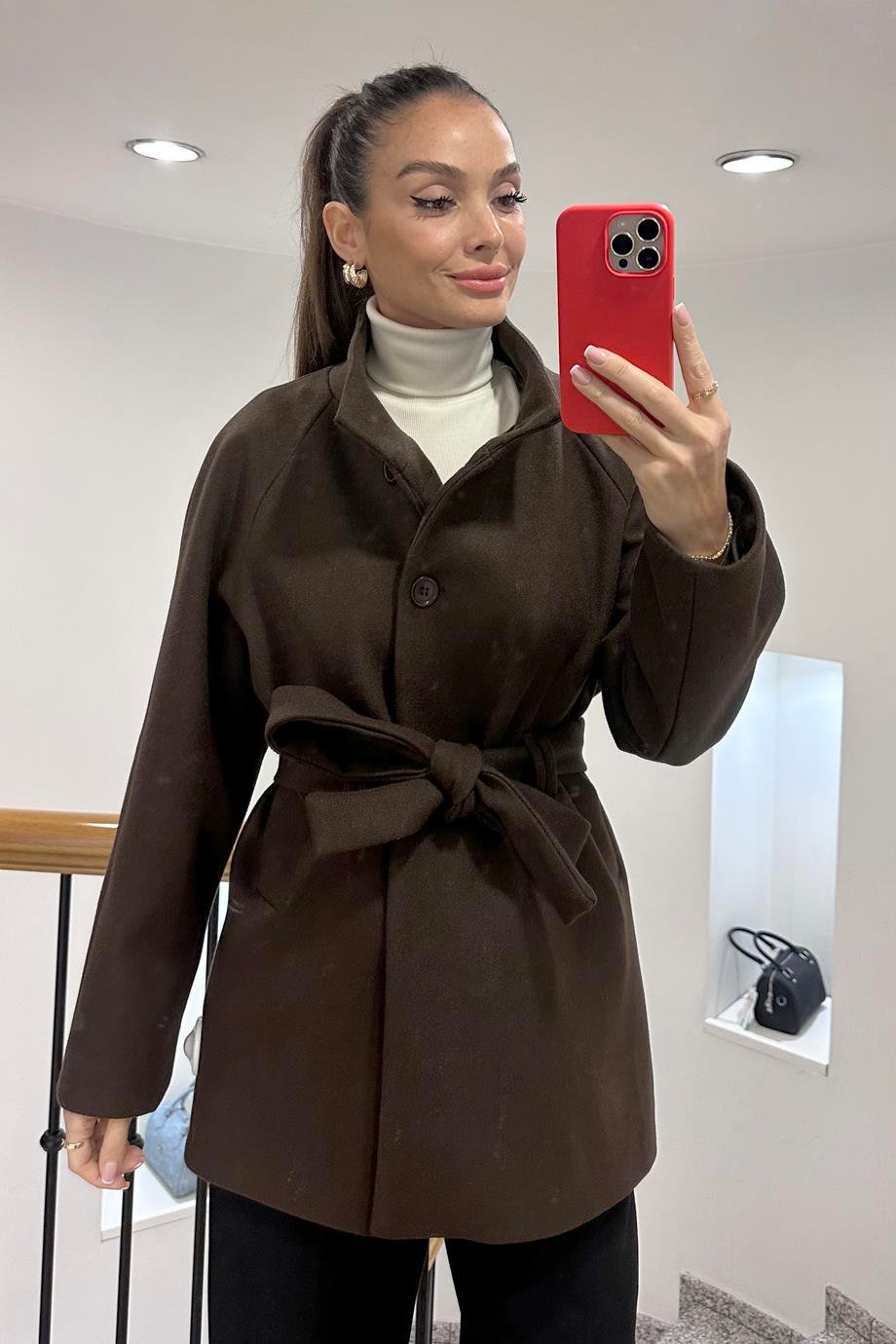 ROBİN-GEZİCİM39189-2K6 ROBİN KABAN-KAHVE